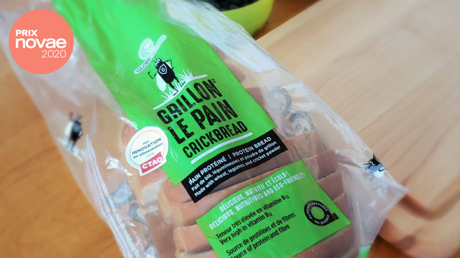 Novae_'s tweet image. 👏Félicitations👏 Avec @grillonlepain , Globe Protein met du grillon dans notre pain #Gagnant #PrixNovae 2020