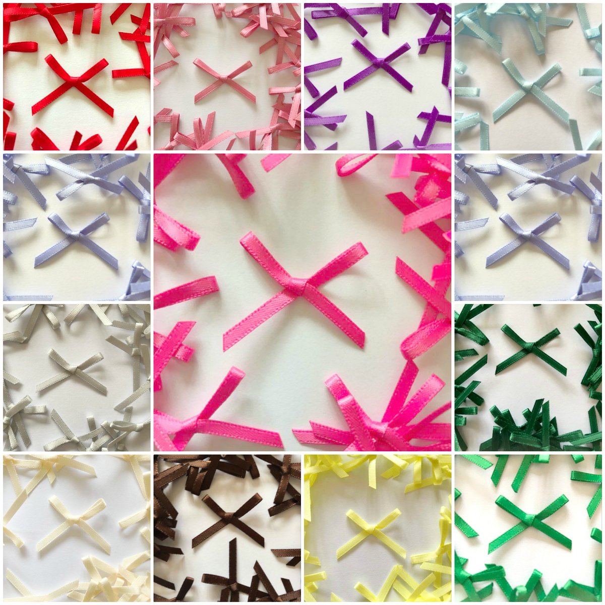 PipsCraftStore's tweet photo. New Arrivals 🌈😍

Cute 3mm mini satin bows. From only £1.25.

Free delivery available. https://t.co/qOlqLbSESF