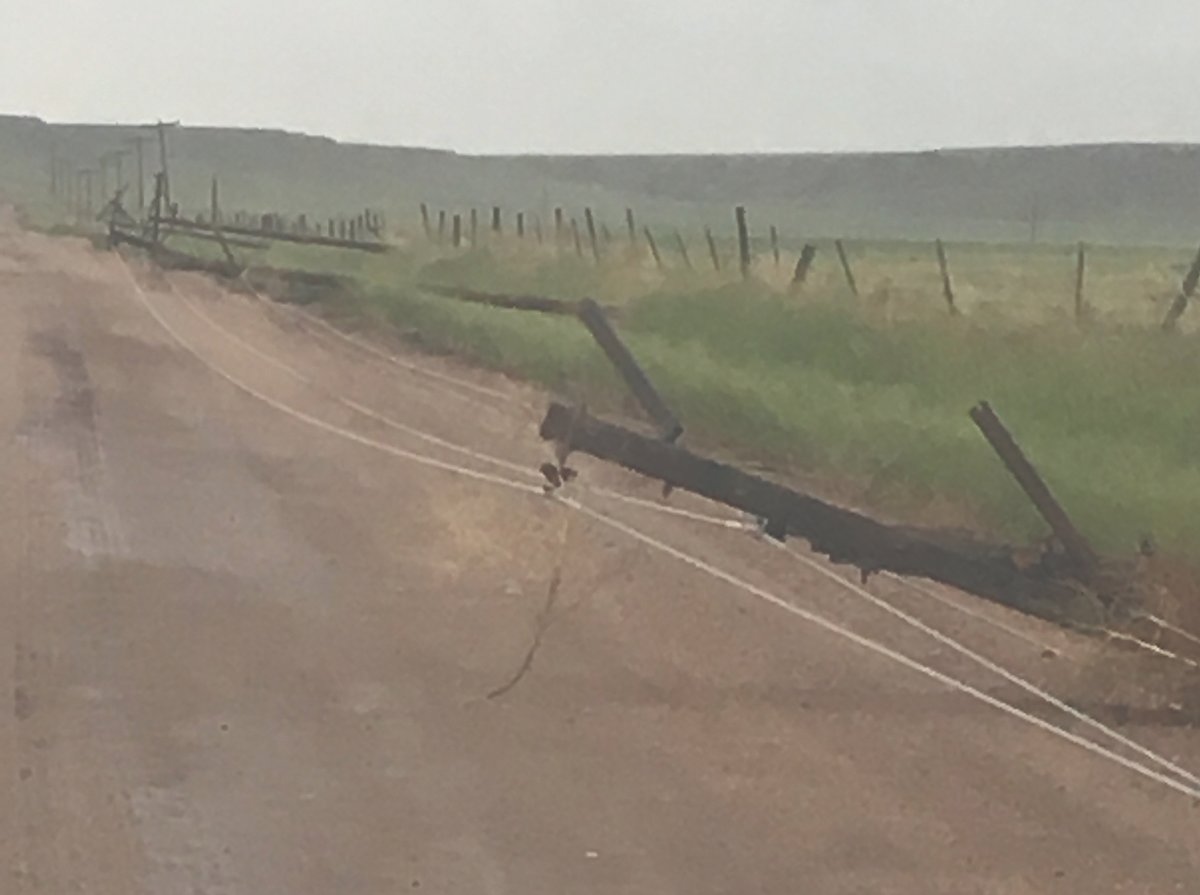 This is the kind of damage our crews are responding to today in Nebraska. Thank you to all impacted members for your patience as we work to restore power.