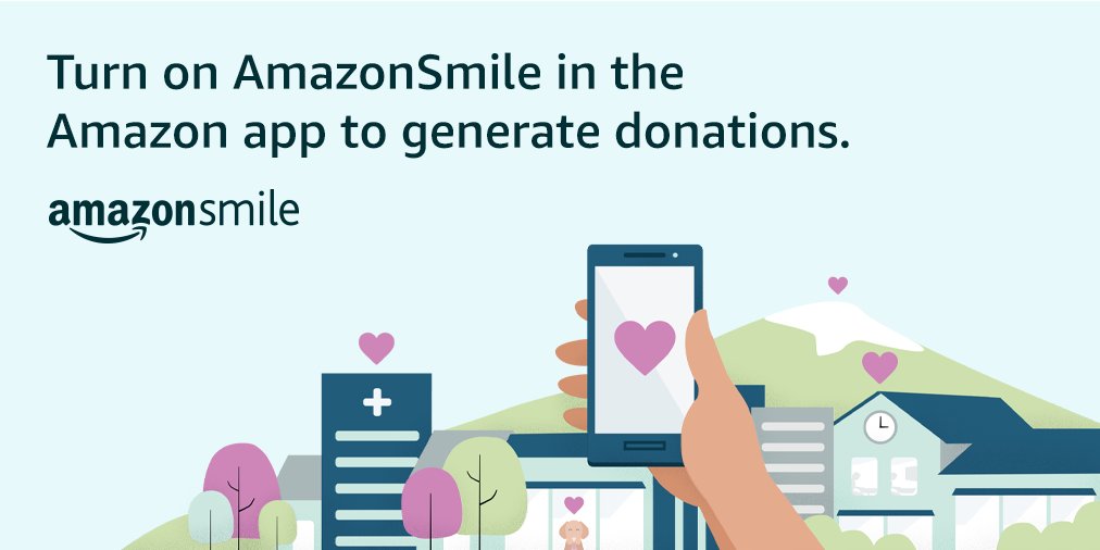 bayatfoundation's tweet photo. AmazonSmile customers can now support  BF in the Amazon app on mobile phones!

Simply follow the instructions in the link below to turn on AmazonSmile and start generating donations.

https://t.co/eObatDcpXH https://t.co/Sntd3WDV6q