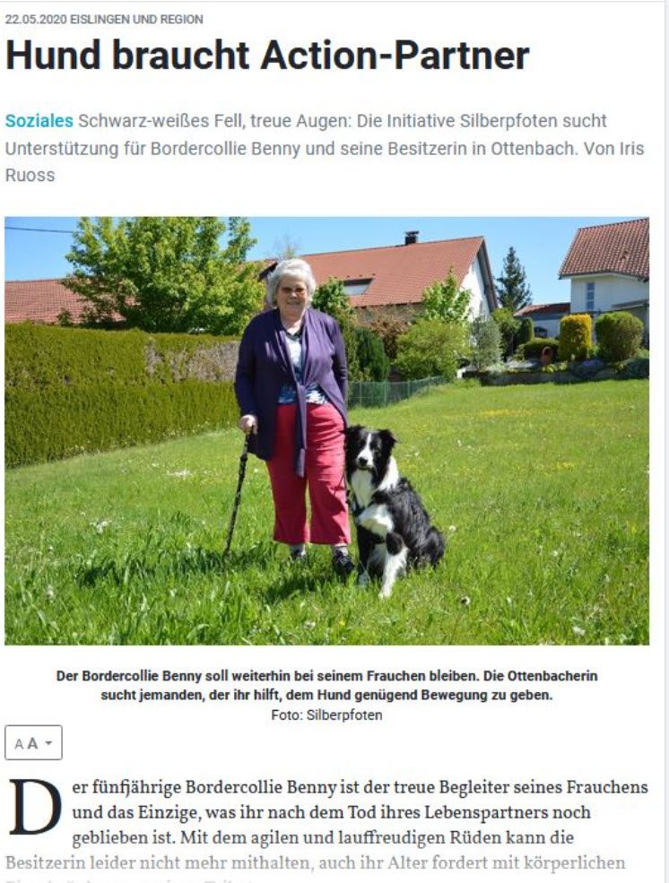 Silberpfoten's tweet photo. ● ● ● Schwarz auf Weiß ● ● ●
- toller Beitrag -
Vielen Dank an die NWZ - Neue Württembergische Zeitung, die uns mit einem schönen Artikel bei der Suche nach Gassigehern für Benny aus Ottenbach - und zukünftige weitere hilfsbedürftige Zwei- und Vierbeiner - unterstützt hat! https://t.co/hVKhjzTnci