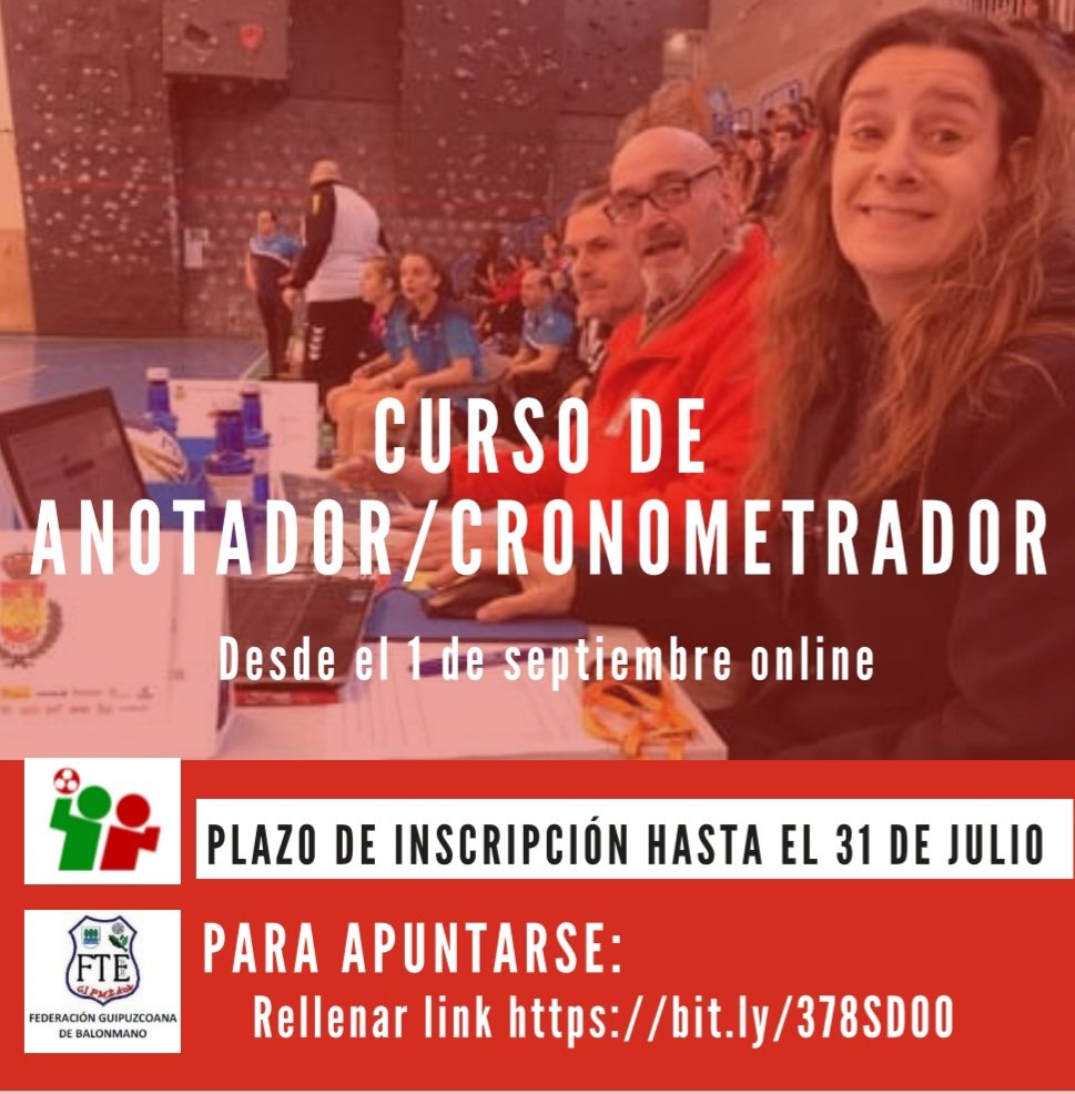 Curso de anotador/cronometrador online,  si quieres continuar o entrar de otra manera en el mundo del Balonmano este es tu curso, grandes amigos y una manera diferente de disfrutar de nuestro deporte. #fvbm #balonmano #deporte #aprender #curso