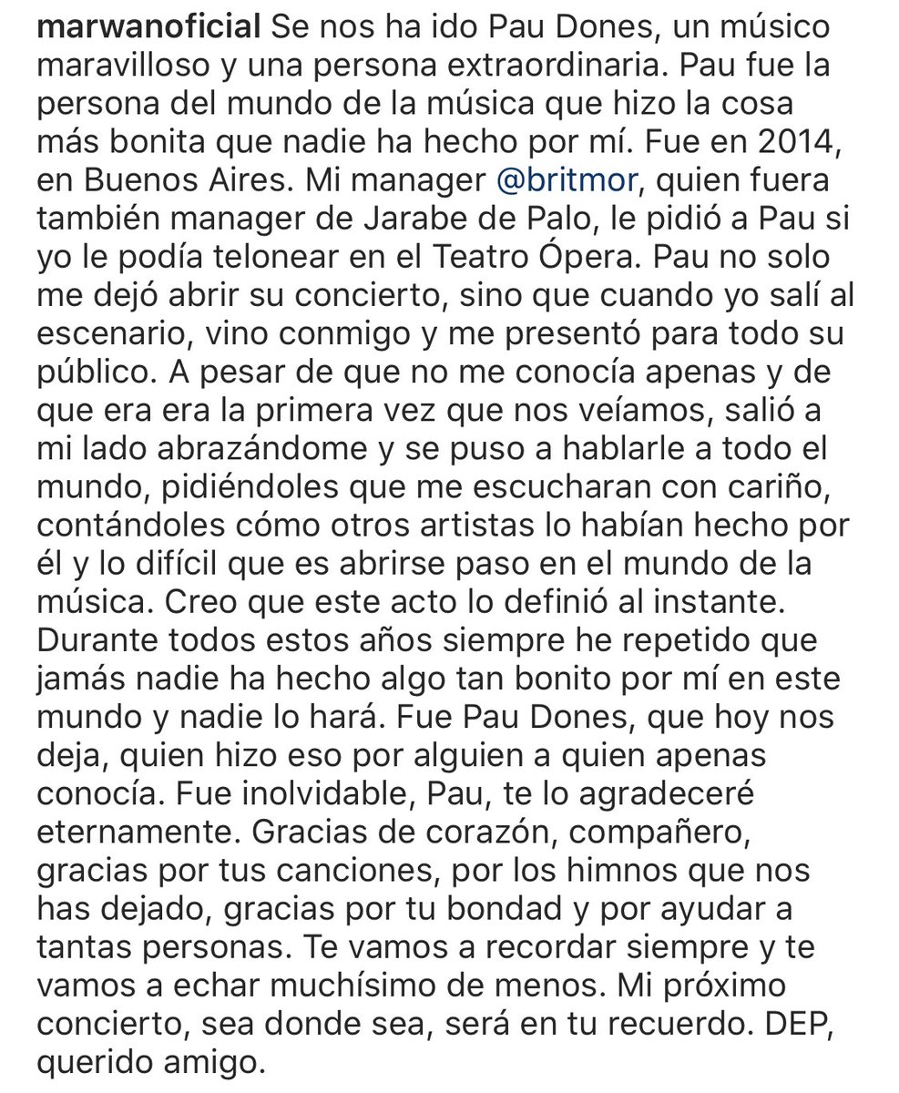 Se nos ha ido Pau Dones. Qué tristeza. Quiero compartiros esto sobre él. Creo que se lo merece. DEP, amigo