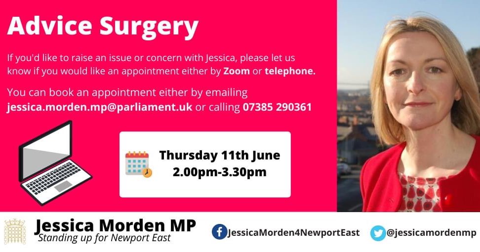 jessicamordenmp's tweet image. ❗️As the COVID-19 crisis means that I’m unable to meet constituents face-to-face, I’m holding surgeries over the phone and virtually for constituents who want to raise an issue or concern with me directly. ☎️

You can find the details on how to book an appointment here👇