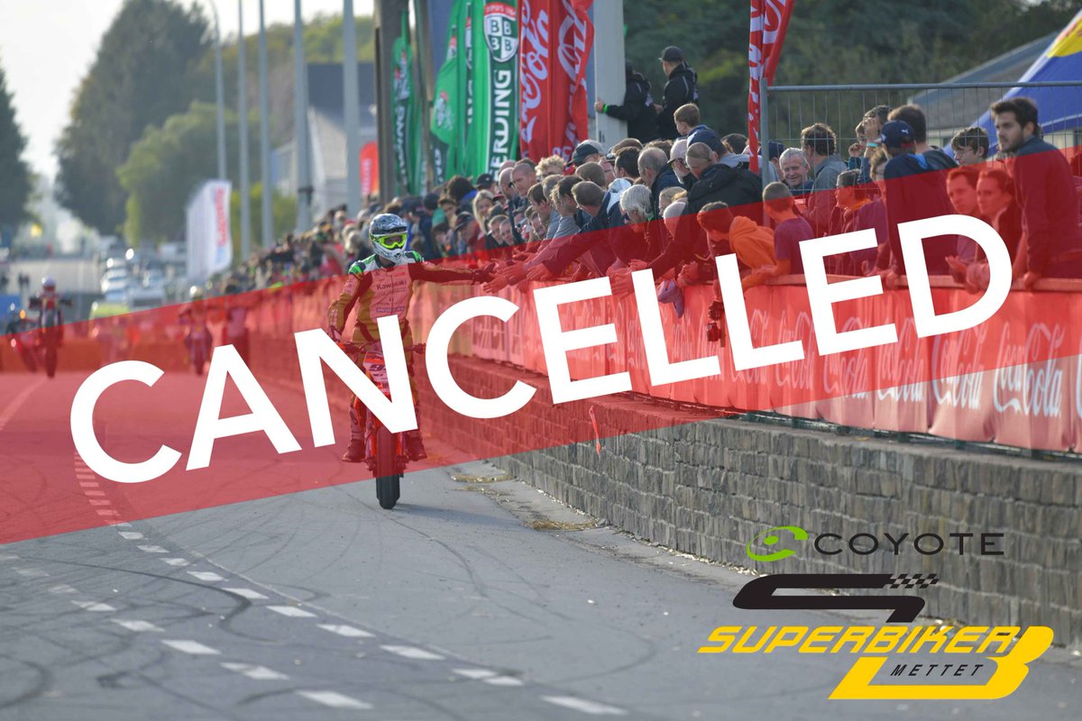 Sadly we have to cancel the Coyote Superbiker 2020 due to uncertainties related to sanitary measures. A smaller Open Supermoto event will however take place sometime end of the year. More info : bit.ly/37iMijZ
#superbiker #mettet