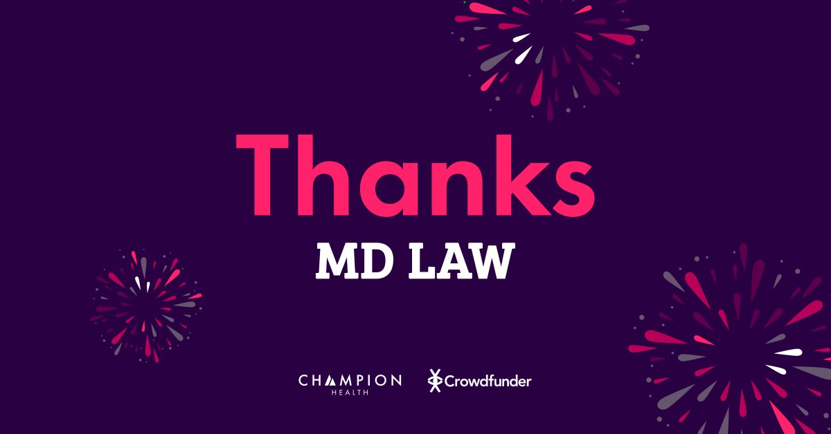 ChampHealthUK's tweet image. A massive thank you to MD Law for their pledge to keep our mental health training free. Your generosity will benefit so many people 🙌

Could you be the next one to help us on our mission to #keepitfree? Read our story here 👉bit.ly/2zym40o #mentalhealth #crowdfunding