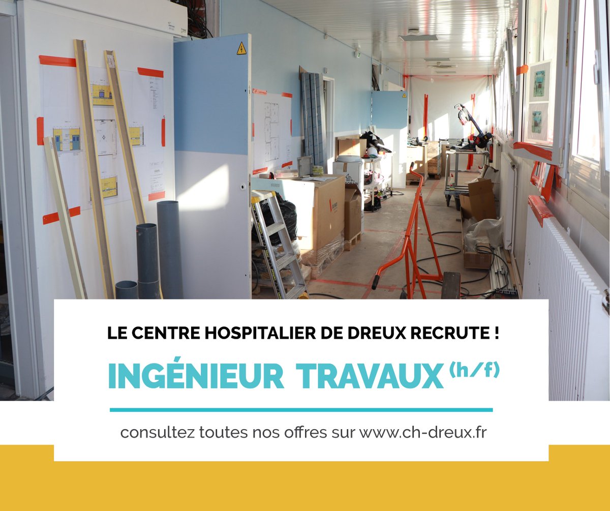📢#EMPLOI Nous recherchons un(e) #ingénieur(e) responsable de la maintenance et des #travaux d'entretien courant pour rejoindre la direction du Patrimoine.
🔵 Consultez l'offre complète sur notre site Internet :
ch-dreux.fr/Ingenieur-resp……/…/85