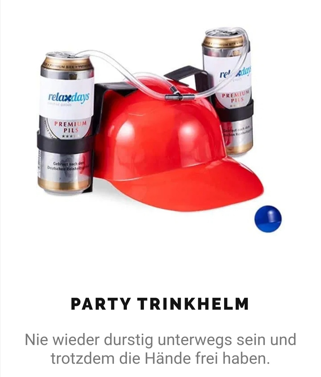 Genauwasichbrauch.at on X: Natürlich auch für zu Hause super praktisch 😜  . Findest Du in unserer Kategorie Lustige Gadgets auf unserer Website! .  . #trinken #trinkhelm #bier #bierliebe #alkohol #partys #feiern #helm #