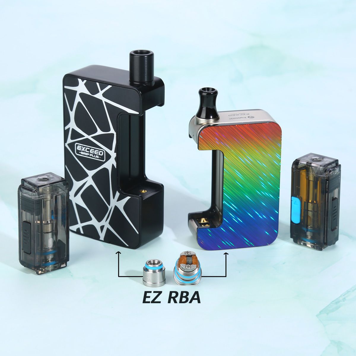 Exceed Grip Plus and Pro share the same RBA btw. Exceed Grip can also use  RBA with this cartridge. . #heavengifts #Joyetech #ExceedGrip #GripPropod  #GripPluspod #podkit #vape #vapenation Warning: This product contains
