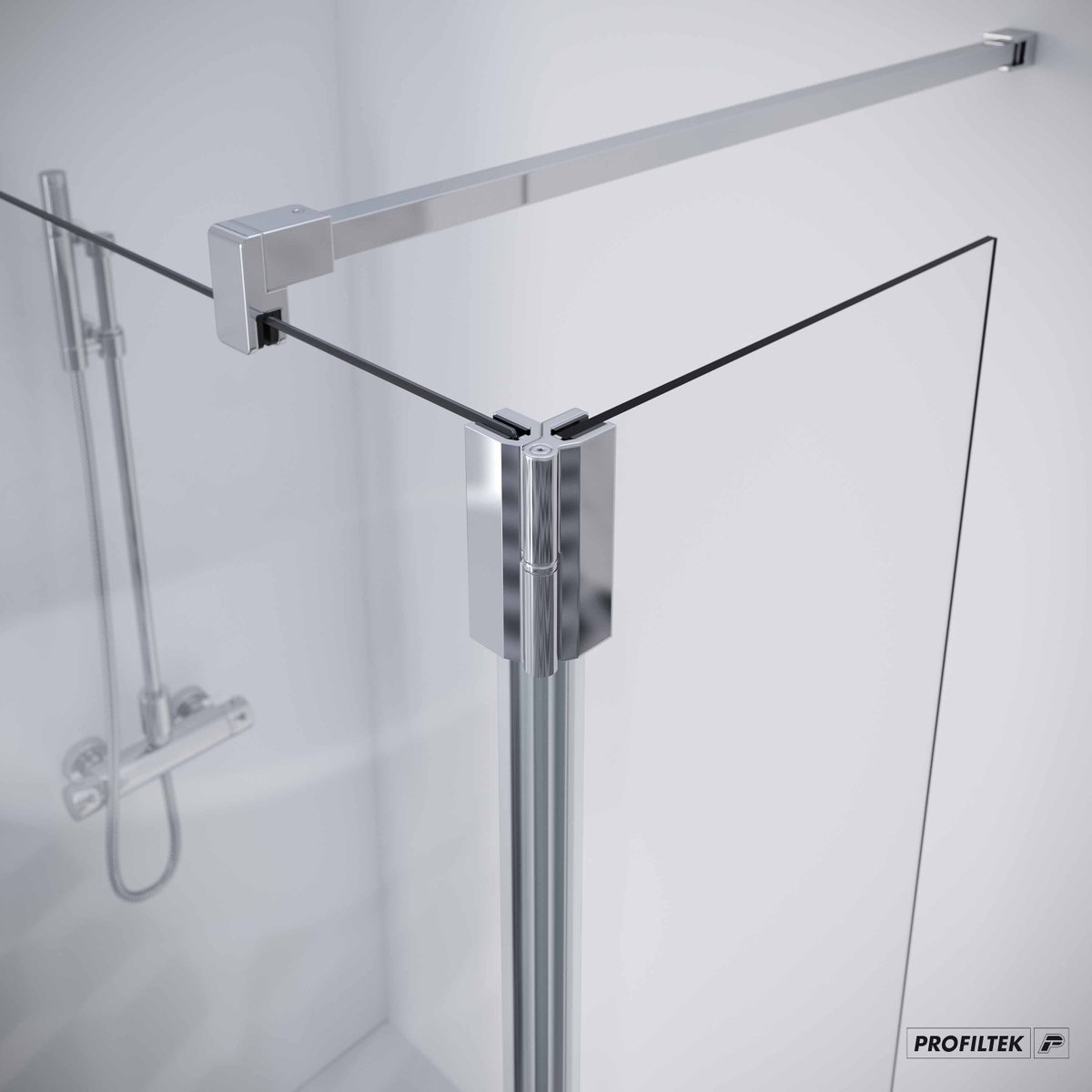 PROFILTEK_pt's tweet photo. Tem um painel Fixo que sai água? Agora pode prolongar com uma folha abativel de acoplamento para fixos, graças às suas dobradiças por pressão sem necessidade de furos nos vidros. Porta com abertura interior e exterior para união a fixos com espessura: 6, 8 ou 10mm. https://t.co/8HzAYWKz1d