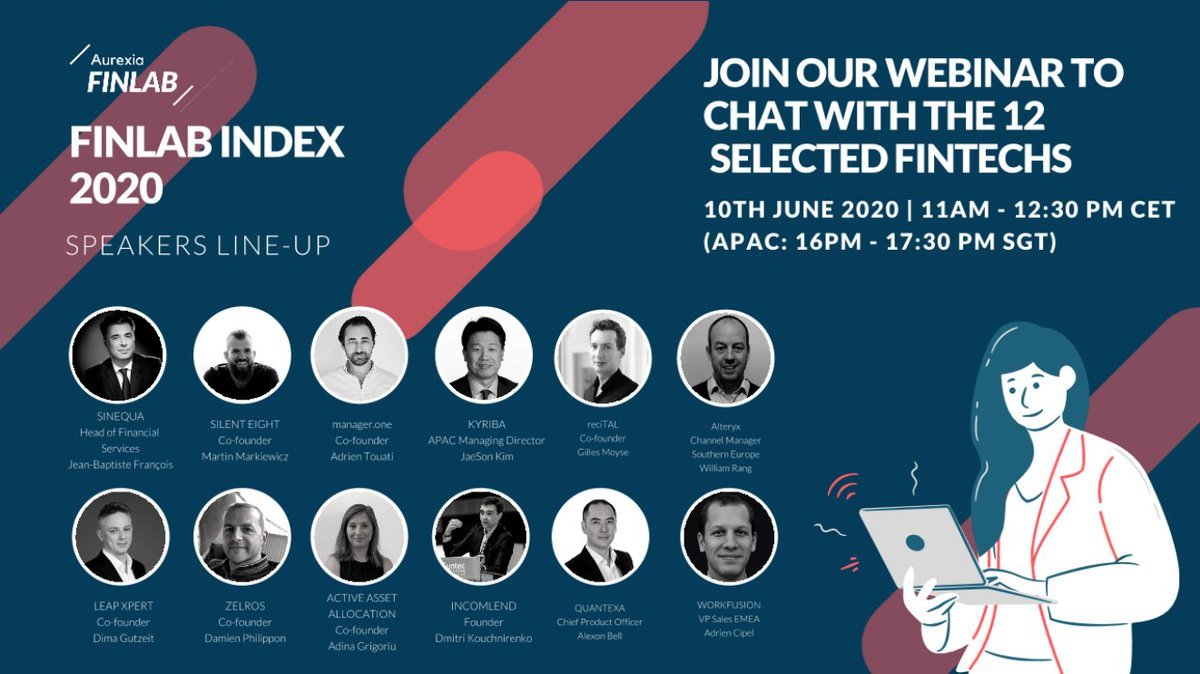 financeinnov's tweet photo. C'est demain qu'#Aurexia présente son événement sur son nouvel index #Finlab ! 📇🚀A cette occasion, retrouvez l'interview de Dominique Herrou et Thomas Auvray sur notre site.
https://t.co/i55hnaXllP https://t.co/xcdi2ygxrF