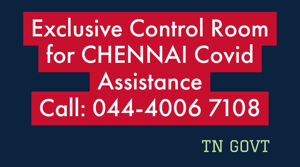 Vijayabaskarofl's tweet photo. Hon’ble @CMOTamilNadu ordered setting up an exclusive control room to facilitate quicker response for Covid Assistance for @chennaicorp This is done to meet the rising demand for 108 ambulances and for better response time. #COVID__19 #govtinitiative #vijayabaskar #TNGovt https://t.co/2C8RIr3Odf