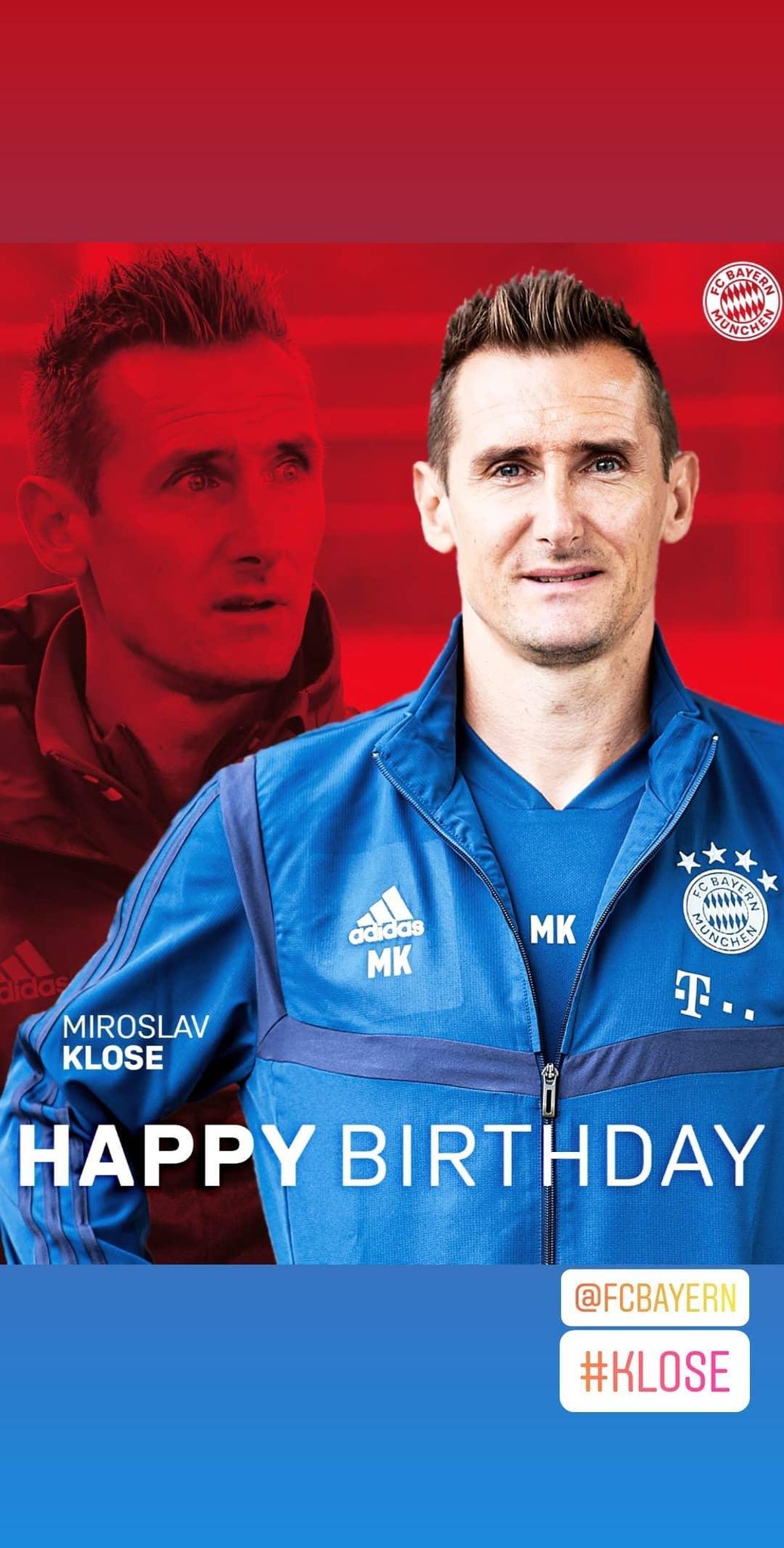 Happy birthday Miroslav Klose         