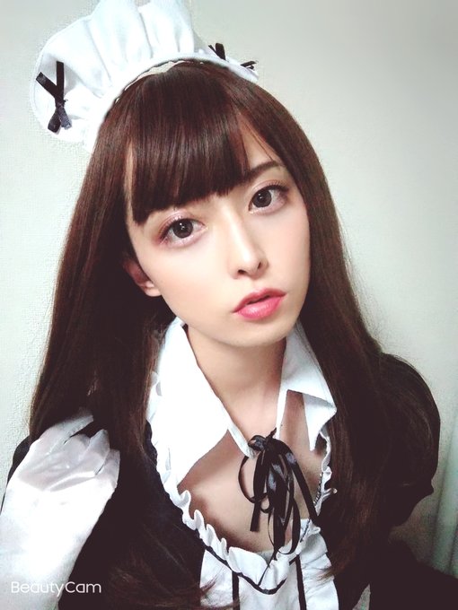 これがエロ絵描きるち餡の本気の女装だ!!メイドさんver.!!フォロワー4万人ありがとうございます!!!✨ 