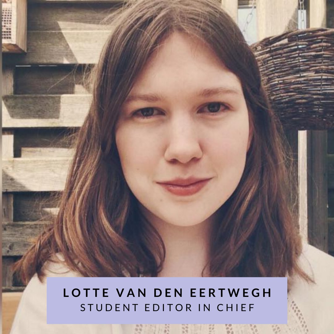 JunctionsUU's tweet photo. Meet another member of the Junctions Editorial Team! This is Lotte van den Eertwegh, our Student Editor in Chief.
#junctionsjournal #academicjournal #gradjournal https://t.co/6L1MPIr7Yy