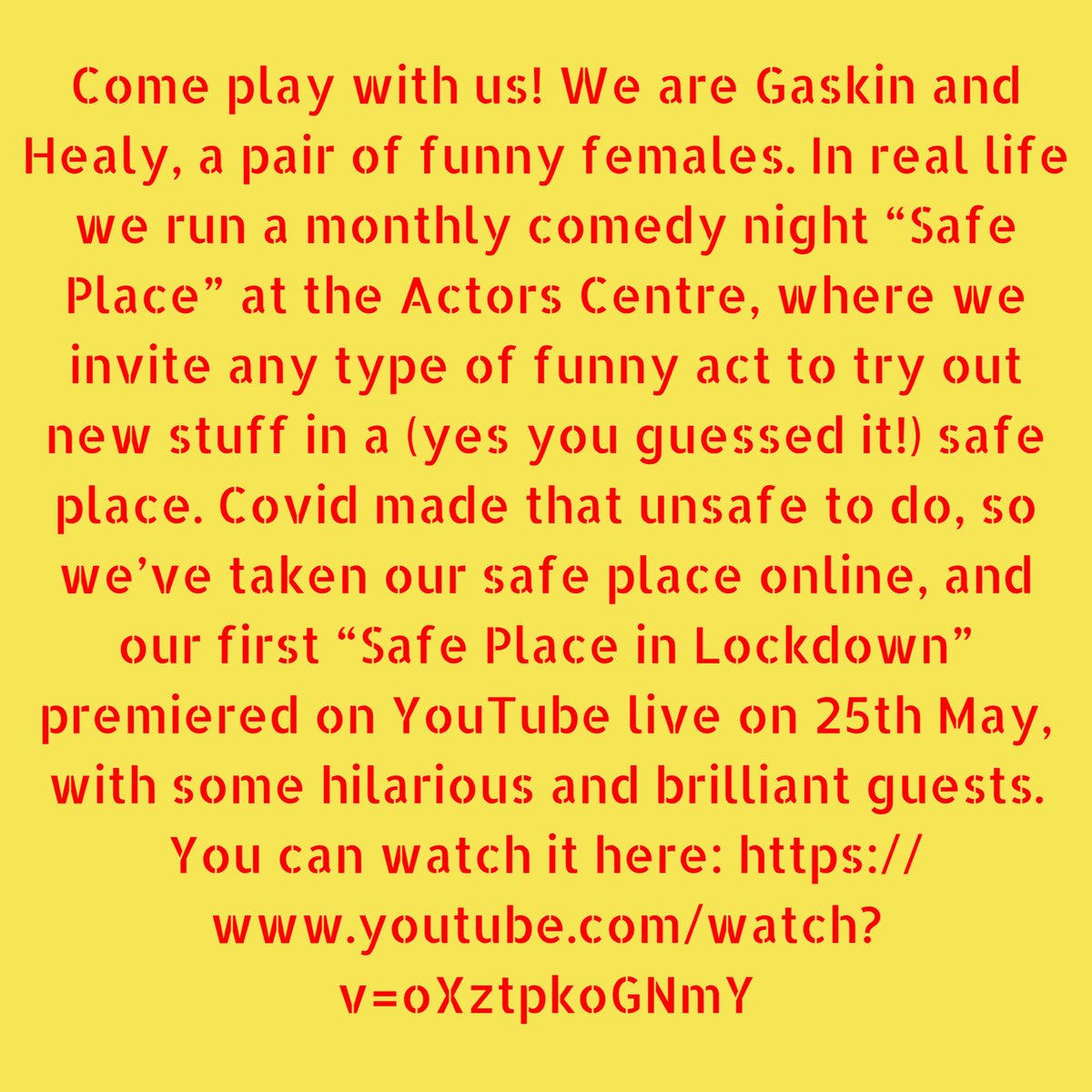 Gaskin and Healy tweet media