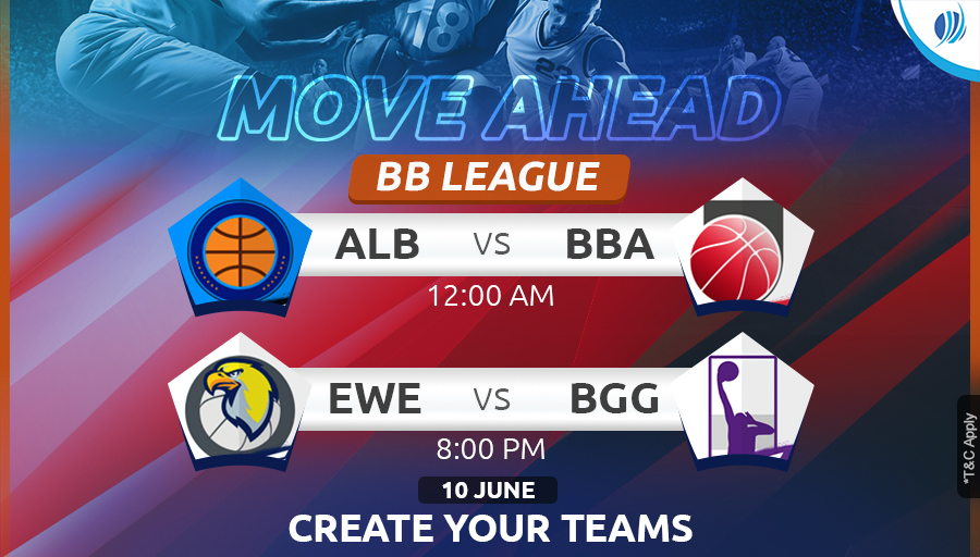 MyTeam_11's tweet photo. 🏆Don't miss the chance to grab your victory in BB League🏆
🏀ALB vs BBA🏀 | 10 June | 12:00 AM
🏀EWE vs BGG🏀 | 10 June | 8:00 PM
👉Create your team at https://t.co/nICZYeRESF
#BBLeague #BasketballLeague #Basketball #BasketballMatch #MyTeam11 https://t.co/B4RptWfpZy