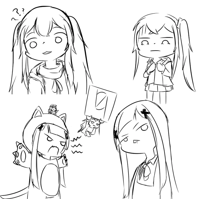 404小隊 #少女前線 #소녀전선 #ドールズフロントライン #ドルフロ #イラスト #404小隊 #練習 https://t.co/YaZBzV4elR 