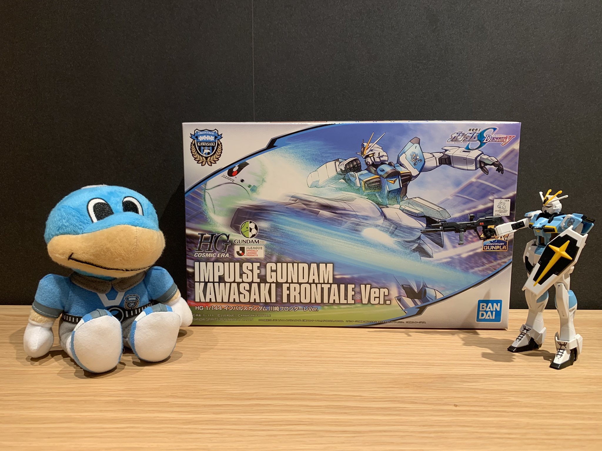 ガンプラ Jリーグ コラボ 川崎フロンターレ ver. HG 1/144 川崎の青いヤツ!? ガンプラビルドにトライ!! | フロンターレ日記