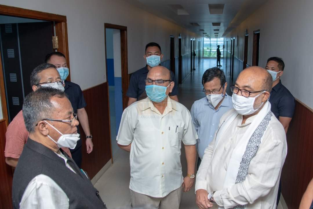 airnews_imphal's tweet photo. #Manipur: CM @NBirenSingh visited #UNACCO School #Meitram in Imphal West to see the feasibility of developing it into a temporary COVID Care Centre and to make it functional at the earliest in view of the rising number of #COVID_19 positive cases in the State
#ManipurFightsCorona https://t.co/tsVjXAS66N