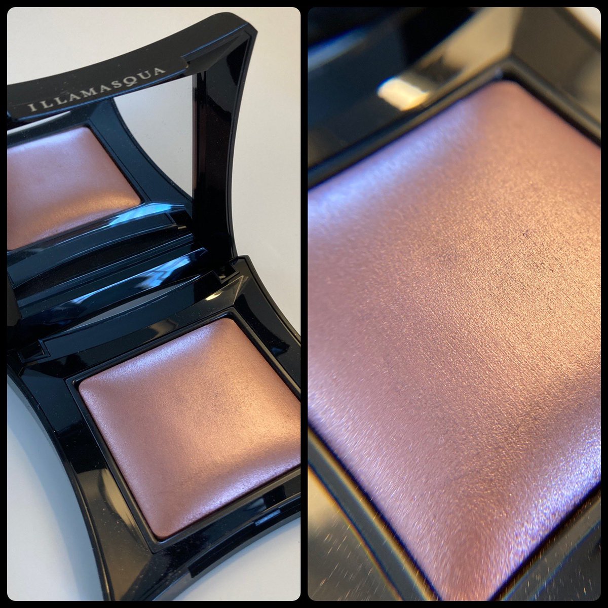 BeautyMunky's tweet photo. Absolutely loving this Beyond Powder illuminator from Illamasqua. Still sad that they no longer have a physical presence - I enjoyed an eyeshadow workshop at their store once and wanted to go back for more! https://t.co/uqmky7yFpt