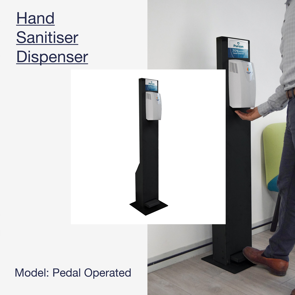 We are now offering our clients Pedal Operated Hand Sanitiser Dispensers that help reduce the risk of cross-contamination and improve workplace hygiene: bit.ly/2BS8ia1 #safeworkplace #healthandsafety #handsanitizer #sanitizer #covid19 #covid_19 #hygiene #calabashmint