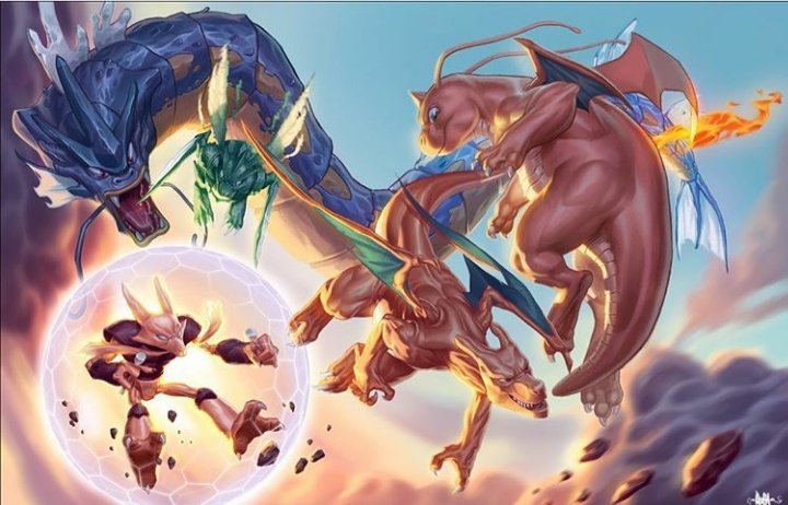 nanimanga28's tweet photo. Increíbles #FanArt de la mano de #koteriink Un groso!
#agumon vs #charmeleon, y un par más de ambas series.
#painting #anime
#pokemon #squartle #wartotle
#charizard #scyther #dragonite
#gyarados #alakazam
#digimon #wargreymon https://t.co/c0TdfdBWS4