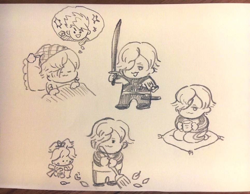 #図録を適当に開いたページの男士を描く

うぐいすまる🐥 
