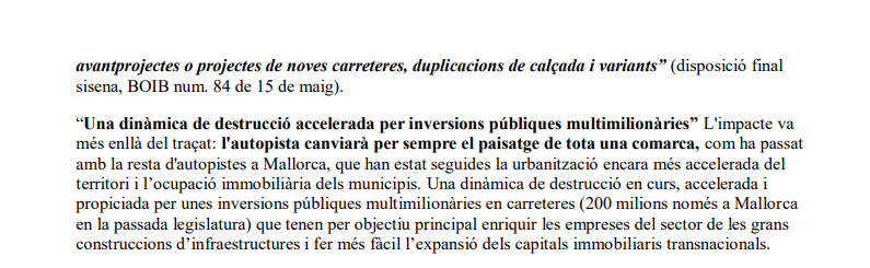 GOBMallorca's tweet photo. La Plataforma @AutopistaMai denuncia la construcció d’un enllaç d’altíssim impacte (5 hectàrees) que no mena enlloc! Quin objectiu té? 

Les noves imatges aèries de l’autopista Llucmajor-Campos mostren la falsedat de les reduccions anunciades pel 
@ConselldeMca! https://t.co/BNUJtl31hq