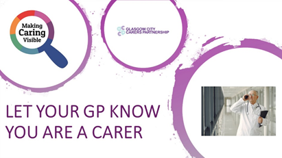 “If you are caring for someone don’t forget to care for yourself!” Speak to your GP and let them know that you are a carer. You can self-refer using the Carers Info Line 0141 353 6504, or  self-refer online at glasgow.gov.uk/article/25856/… 

#MakingCaringVisible #CarersWeek2020