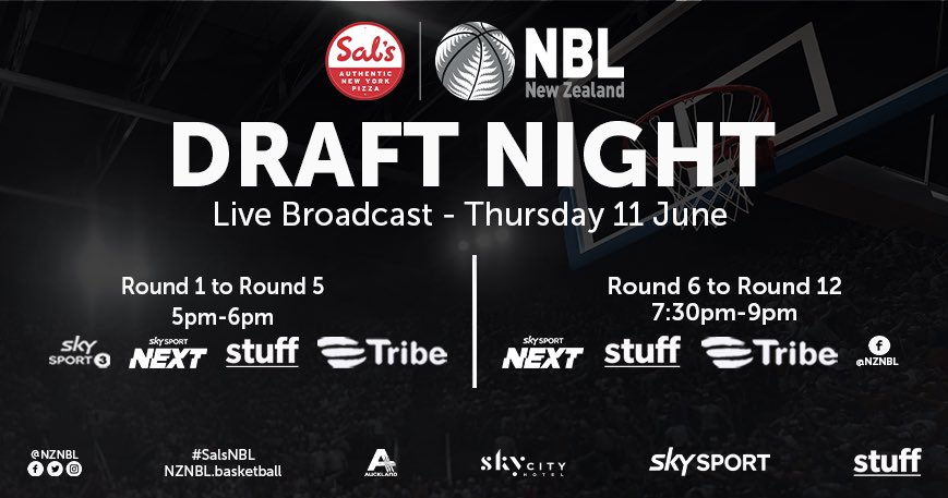 Never thought I’d be preparing for the #SalsNBL Draft Night to be broadcast live! Outstanding support by our great friends at <a href="/skysportnz/">Sky Sport NZ</a> - very thankful for their commitment to basketball and <a href="/nznbl/">Sal’s NBL</a> 🙏