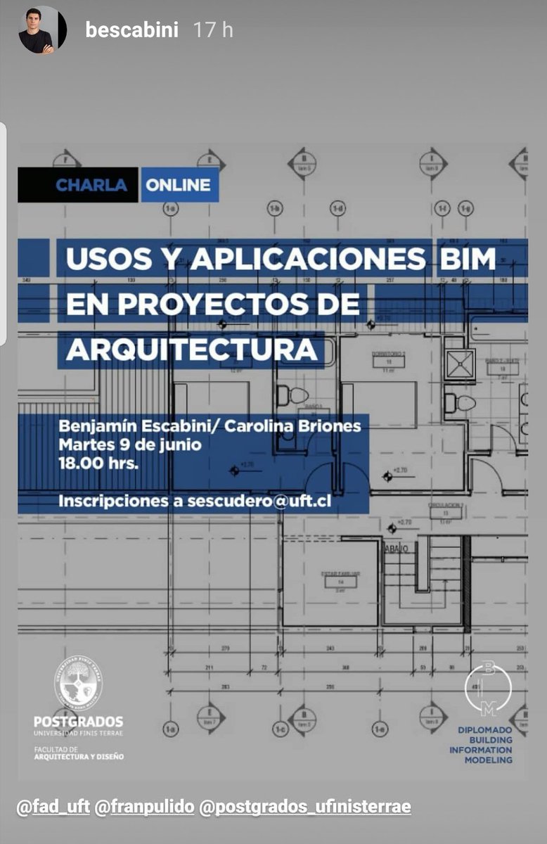 bescabini's tweet photo. Hoy estaré presentando la utilidad, oportunidades y eatado del #BIM en 🇨🇱. 
Incripciones en: Sescudero@uft.cl 
@BIMForumChile @Plan_BIM @BIM_Planning https://t.co/t8M1ccmjIj