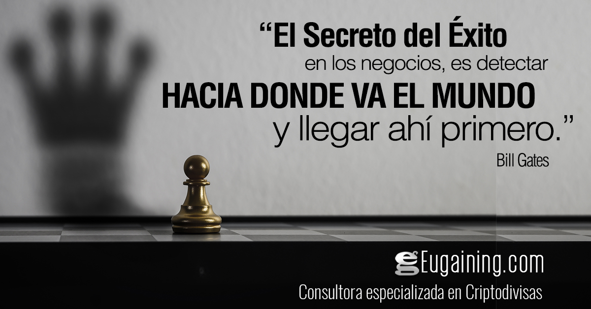 eugaining's tweet image. La #Criptoeconomía es presente y también el futuro de la #economía libre global, independiente a cualquier #banco o #gobierno. ¿Quieres apostar por un #futuro cargado de beneficios? Contacta con nosotros 📲 +34 601 45 87 09 (Atendemos #Whatsapp)⁣ 🌐 eugaining.com