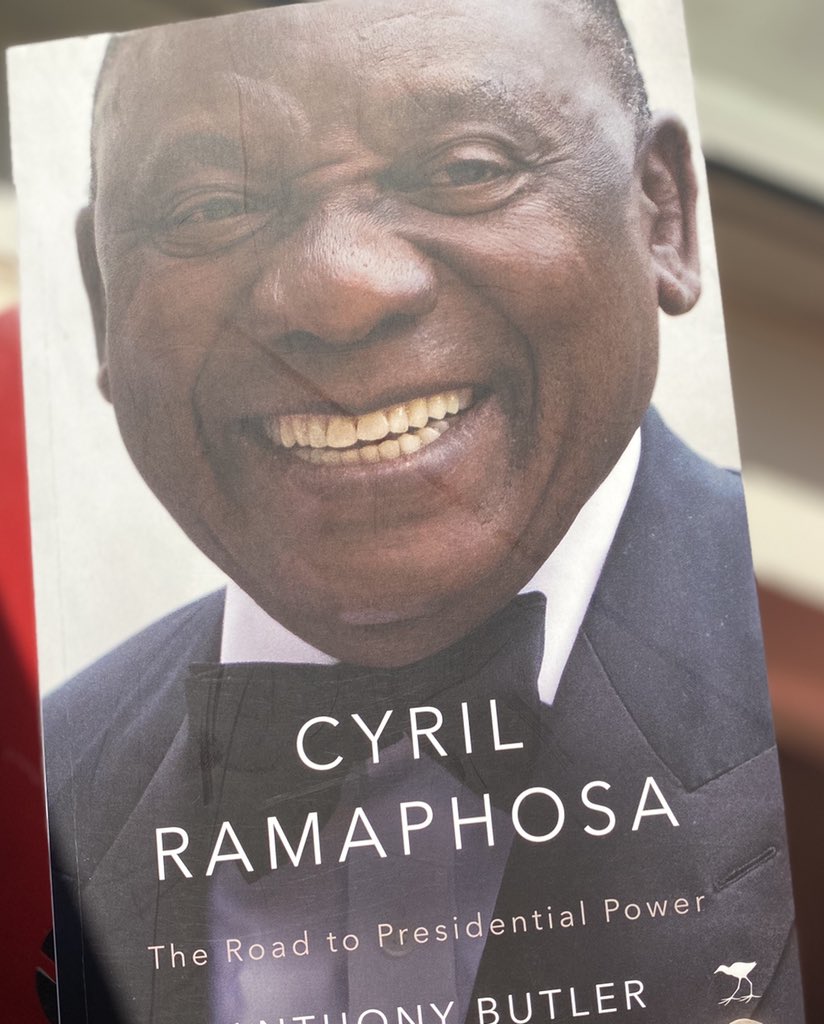 FloydShivambu's tweet photo. If anyone doubted that Ramaphosa collaborated with the white capitalist establishment since the 1970s, go read his authorized biography where they financed his house &amp;coopted him into the Urban Foundation Board. These are hardcore facts &amp; you’ll discover even more sell out facts! https://t.co/RLsyjztnle