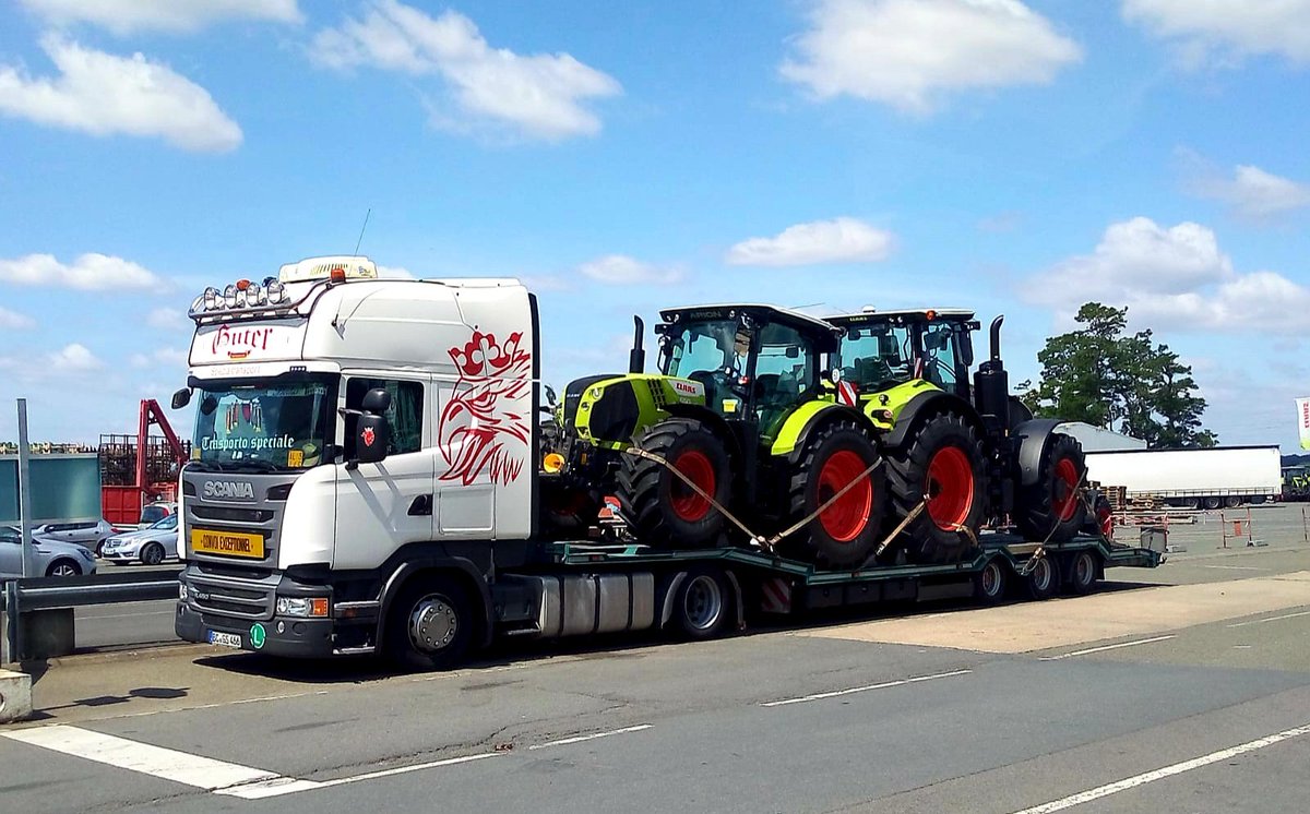 #tracktoren  Sommer sonne in Frankreich-Le mans bei Claas 🚜🚜🌞