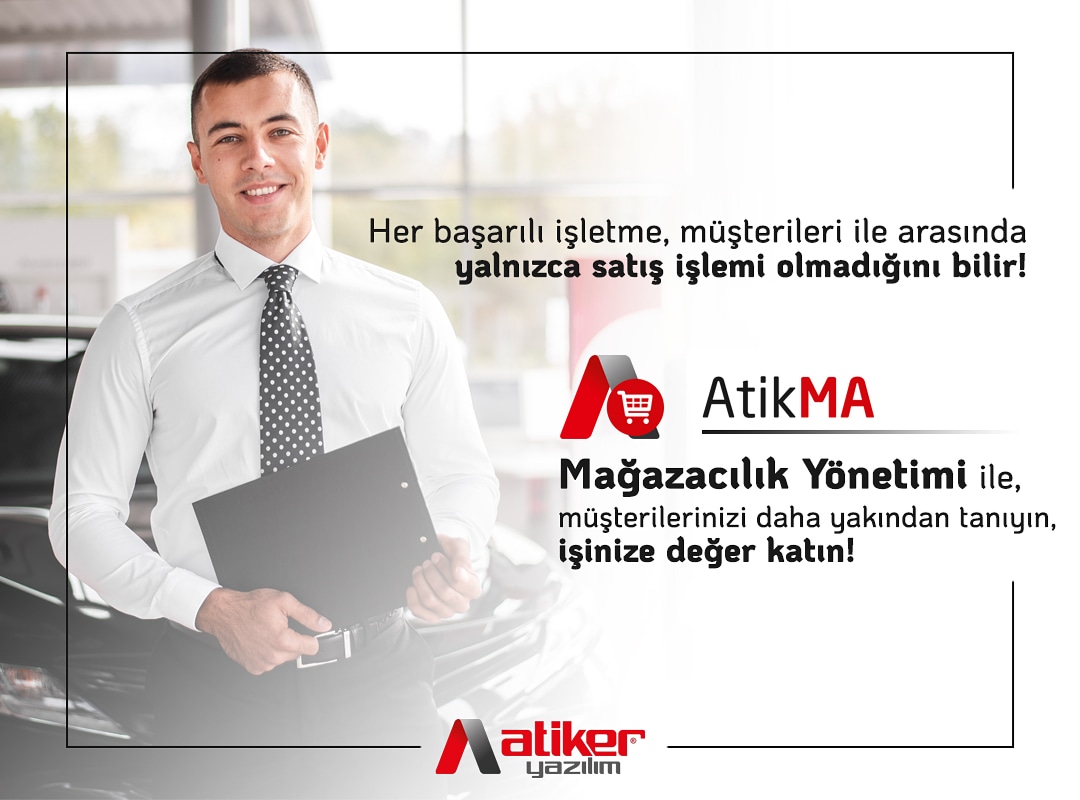 AtikerYazilim's tweet photo. Her başarılı işletme, müşterileri ile arasında yalnızca satış işlemi olmadığını bilir!
#atikeryazılım #atikma #magazacılıkyönetimi #işletme https://t.co/PCHuN3eilV