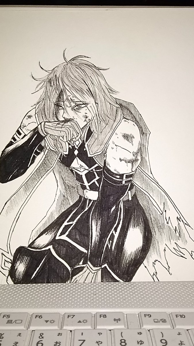 チトセ Booth とら通販中 終末のワルキューレ ロキ アナログイラスト 絵描き人 作品を見てくれてありがとう イオフィエル 娘ちゃんのイラスト