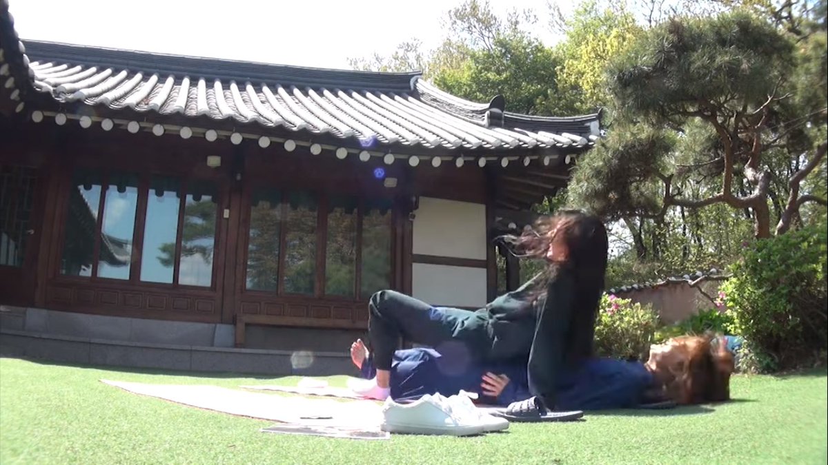 it would be real fun if all the members would do this couple yoga 