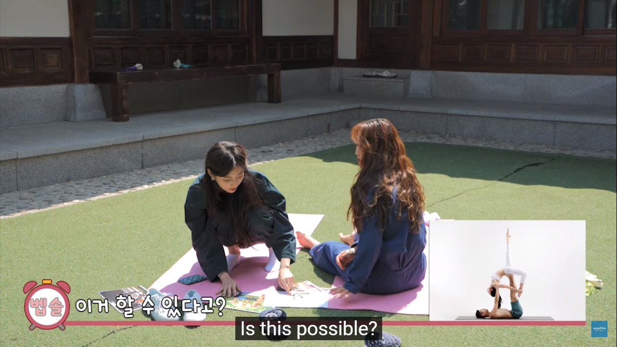 yein: let's do this!babysoul: is this possible?fearless maknae!! yein loves challenges