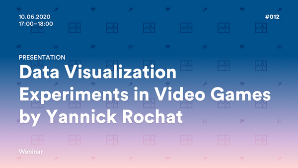 IXT's tweet photo. Join us for our next #DatavisZRH webinar tomorrow, Wednesday, June 10, 17:00 – 18:00. @yrochat will share old and new examples of #dataviz in video games and what lessons we can draw from this evolution. https://t.co/qQCUIEj5bY https://t.co/tar36inS5Y