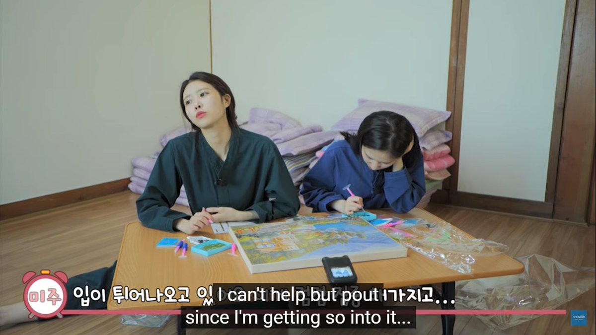 so this is where it started for mijoo to be fond of cross stitching