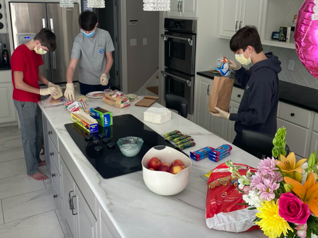 Some Guardians are still committed to service even in the waning days of the school year. When Zach Wascavage learned about Dorothy Day in Mr. Leonard's class, he mobilize his brother Nicholas and friend Adam to donate to the Mustard Seed Catholic Worker. #GuardianWay