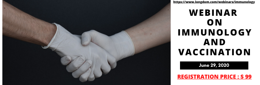 Webinar on Immunology and Vaccinations will be hosted on June 29, 2020 at 10:00 A.M London Time. Panel of speakers will be delivering their presentations on their recent research related to Immunology and Vaccinations.
#immunology #vaccination #webinar
