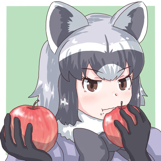 rkgk.

「おまえにもあげるのだ。りんご食べるのだ」 