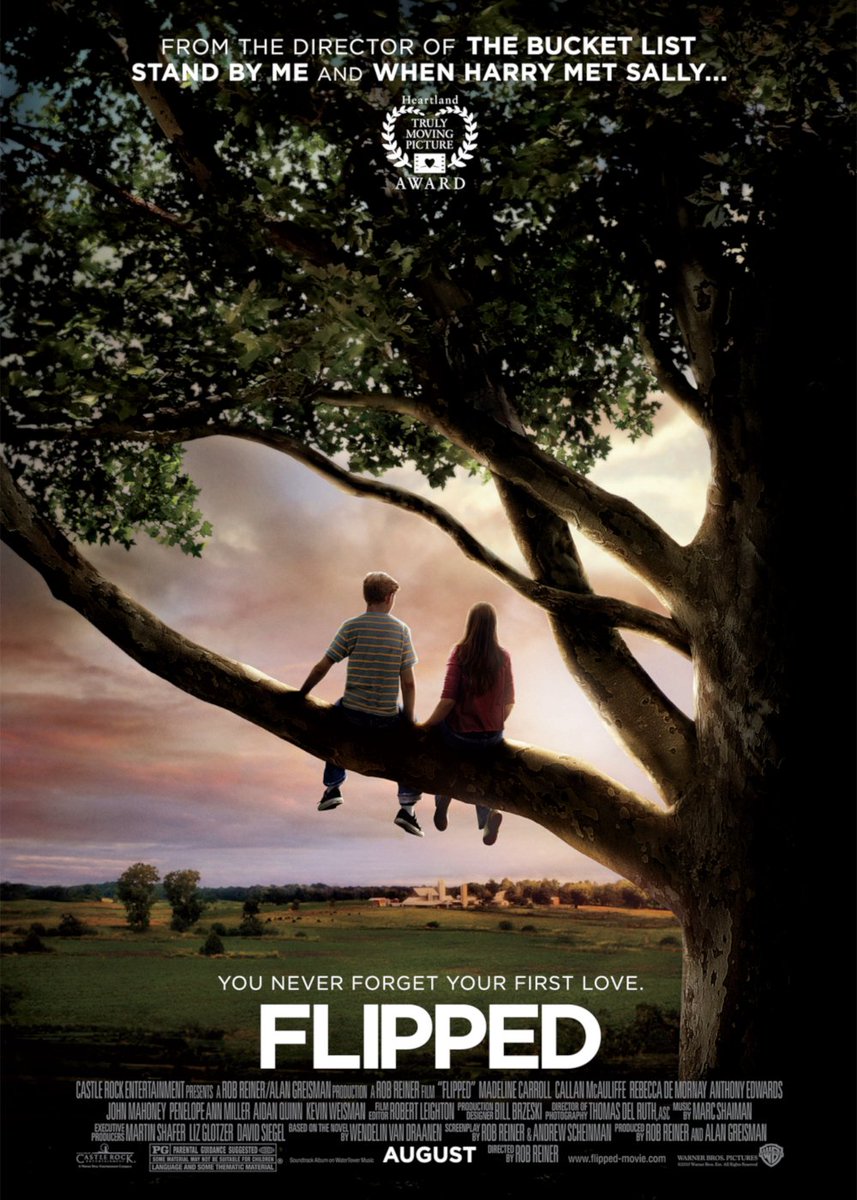 61. FLIPPED (2010) -- "You never forget your first love" adalah benar. Drama rom-com yang punya teknik storytelling dengan mendetail dan bergantian di antara dua karakter (Julie & Bryce).Kalau sesudah nonton film ini kamu gak senyam-senyum sendiri adalah bohong!