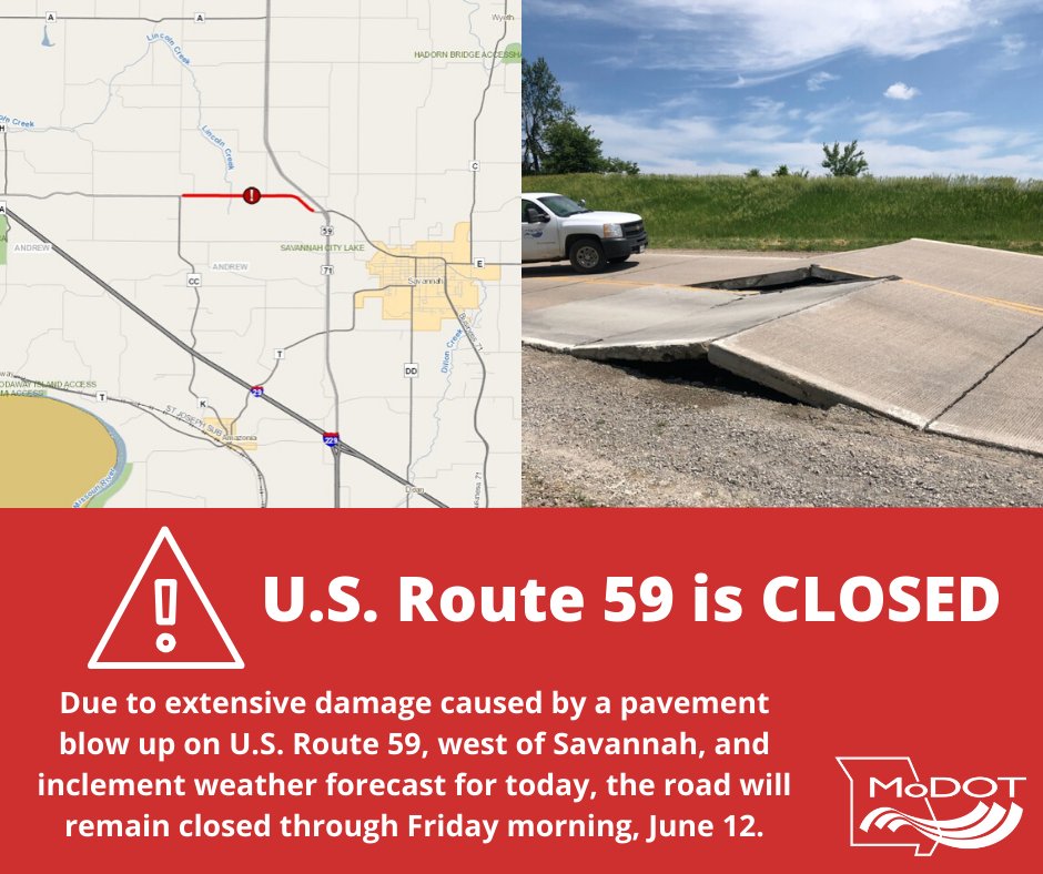 MoDOT Northwest tweet media