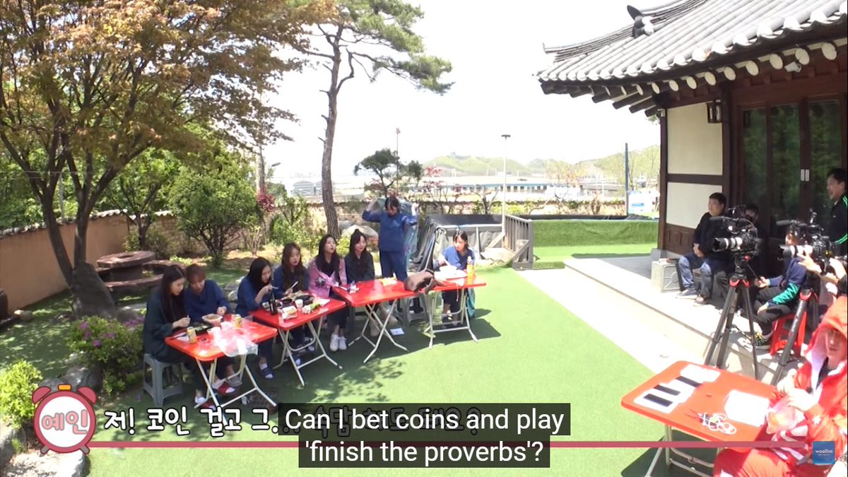yein was ready to bet her coins but she added that they must keep it the same level as the questions they gave to mijoo  lmao
