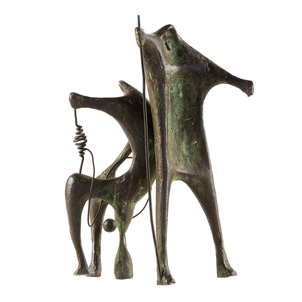 AMAmuseum's tweet photo. Today's #AMA100 piece is Peruvian Joaquín Roca Rey's Study Figure for Unknown Political Prisoner, 1952, as featured in our Art of the Americas catalog. #AMAatHome #AMAenCasa #OASart #AMAart @OAS_official @OEA_oficial @JMLambert1 @pzuniga_oas @PeruOEA @PeruInTheUSA https://t.co/rvrgJthnCU