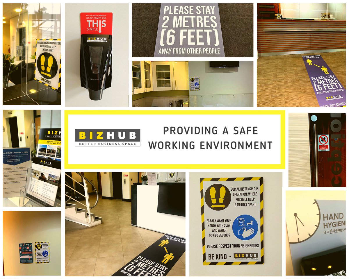Preparing to get back to work? We've got you covered.

Our Centre Managers have been working tirelessly to get our Centres 'COVID-19 compliant'.

What PPE equipment do you expect to see when you head back into work?

#PPE #backtotheoffice #servicedoffices