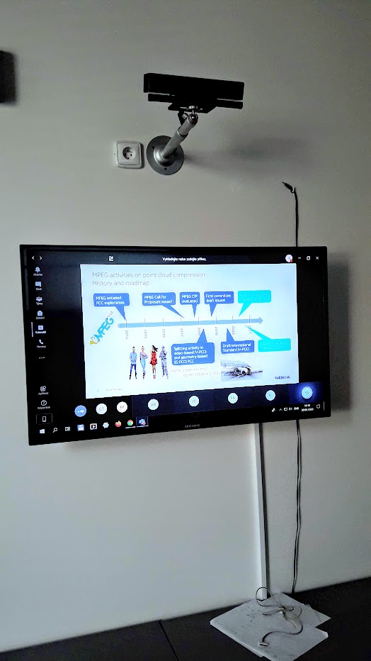 Instead of face to face, we have a virtual project meeting this time.